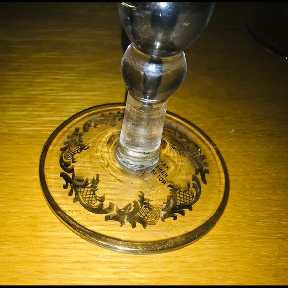 New 2 Glasses or Desert Cups Hand Painted Gold - Picture 2 of 16